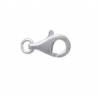 Gros Fermoir Mousqueton Apprêts Pour Collier / Bracelet en Argent 925/000