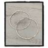 Créoles Torsadées Ciselées 4CM En Argent Massif 925/000