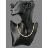 Collier Maille Palmier Plaqué Or 18 carats 45CM X 5MM Bijoux Femme