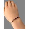Bracelet Pierres Naturelles En Argent 925/000 Doré - Tourmaline Rose