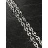 Chaîne Large Grain De Café 55 CM Argent Massif 925/1000 Bijoux HOMME