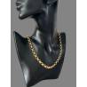 Collier Maille Jaseron 50CM En Plaqué Or 18 carats Poinçonné