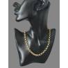 Collier Maille Jaseron 50CM En Plaqué Or 18 carats Poinçonné