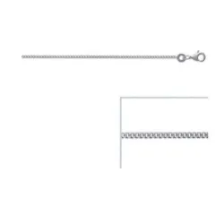 Chaîne Gourmette 1,20MM Argent Massif 925/1000 Longueurs 38/40/42/45/50/55/60CM