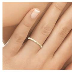 Bague Alliance T.48 En Plaqué or 18 CARATS 750/1000
