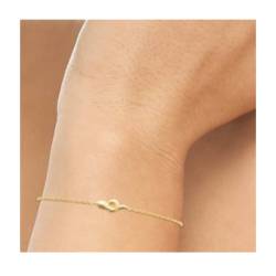 Bracelet Fin Motif " Serpent " En Plaqué or 18 carats 750/1000