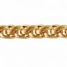 Bracelet Maille Palmier 19CM En Plaqué Or 18 Carats Bijoux Femme