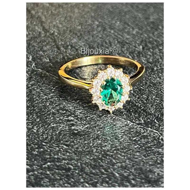 Bague Zirconium Plaqué Or 18 Carats Cristaux Pave Bague Marquise Zirconium Plaqué Or 18 Carats - Cristaux Pave, Tailles 48-64 Bague Marquise Cristaux Pave Tailles 48-64
