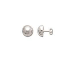 Boucles D'oreilles Demi-Boules 12MM Argent 925/1000-CPL