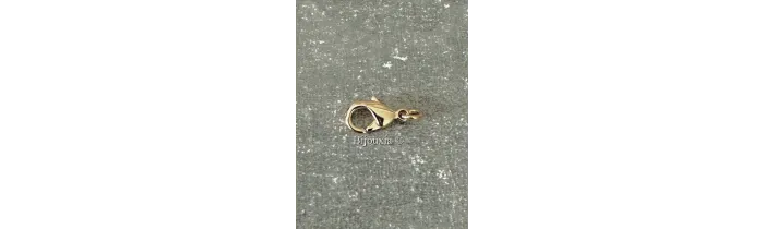 Gros Fermoir Mousqueton Apprêt Pour Collier / Bracelet en Plaqué or 18 Carats