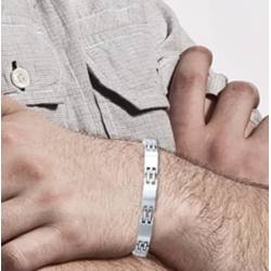 Bracelet Homme Mode Acier inoxydable Bijoux Homme NEUF