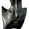 Collier Trois Maillons Grains de Café En Plaqué Or 18 Carats 750/000