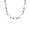 Bracelet 20CM Larges Maillons En Argent Massif 925/1000 Rhodié