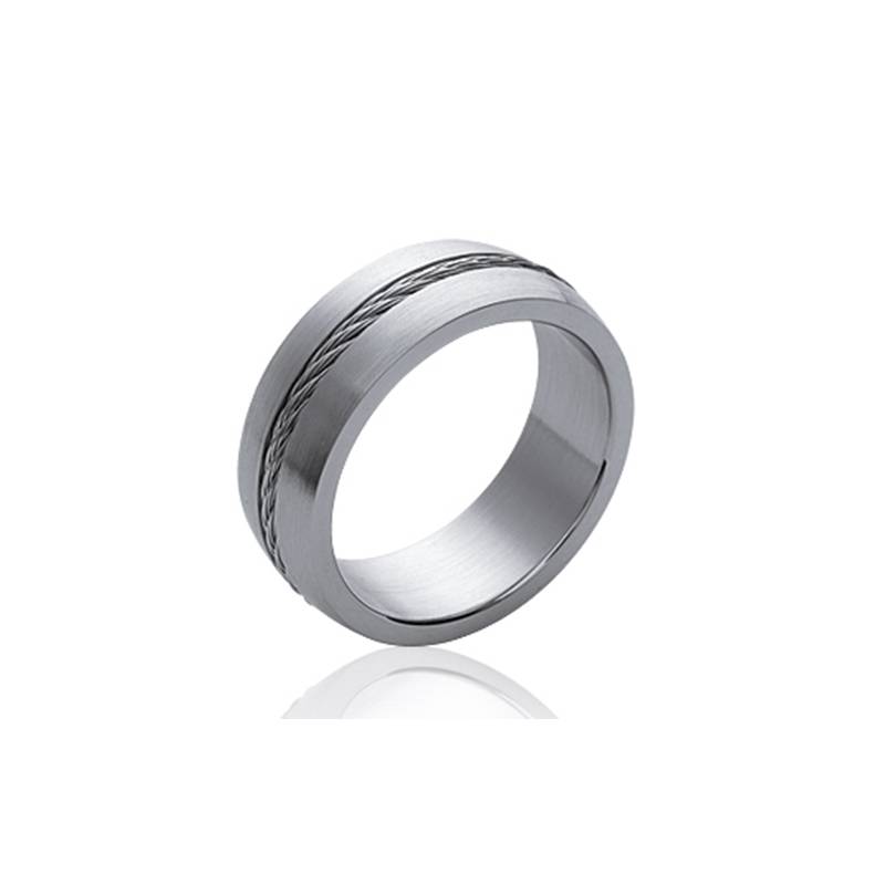 Bague Câble en Acier Inoxydable Bijoux T 54 à 70 Bijoux MIXTE