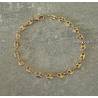 Bracelet Maille Grain de Café 19cm X 5mm Plaqué Or Bijou MIXTE