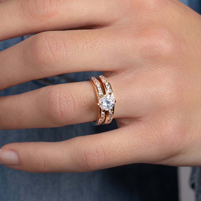 BELLE BAGUE SOLITAIRE 7mm ANCIENNE 1960/70 en OR 18K 750/1000° / T58 / 2,64grs EUR 280,00 - FR