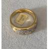 Bague Empierrée Zirconium Plaqué or 18 CARATS T48 à 66