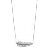 Collier Pendentif Feuille Pierres Turquoises Argent Massif 925/1000