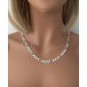 Chaîne 55 cm Maille Figaro Argent Massif 925/1000 Bijoux Homme