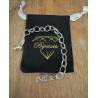 Bracelet Maillons entrelacés Larges 20CM En Argent Massif 925/000 Bijoux Femme