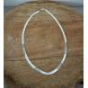 Collier Maille Miroir 4MM EN Argent Massif 925/1000