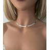 Collier Maille Miroir 4MM EN Argent Massif 925/1000