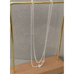 Chaîne Maille Jaseron 45cm...