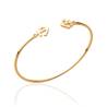 Bracelet Symbole Ancre Marine En Plaqué or 18 Carats 750/1000