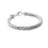 Bracelet Maille Palmier 19CM En Argent Massif 925/1000