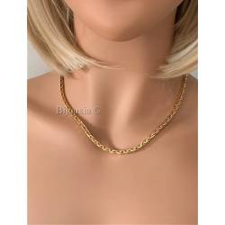 Collier Maille palmier Plaqué Or 18 carats NEUF Bijoux Femme