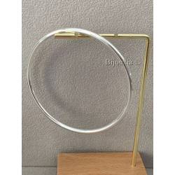 Bracelet Diamètre 6,2CM Jonc Plein Argent Massif 925/000