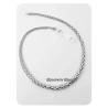 Collier Maille Palmier En Argent massif 925/1000 Qualité Bijouterie