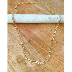 Chaîne Maille Figaro 60 cm...