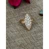 Bague MARQUISE ZIRCONIUM Plaqué or 18 CARATS Tailles 48 à 64