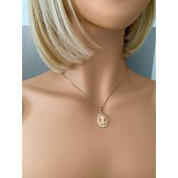 Pendentif Camée Rouge En Plaqué Or 18 Carats 750/000