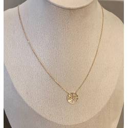 Collier Arbre de Vie En Plaqué or 18 carats 750/1000