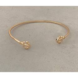 Bracelet Symbole Ancre Marine En Plaqué or 18 Carats 750/1000