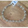 Bracelet Grain De Café 21CM x 6MM Argent Massif 925/000 Rhodié