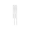 Boucles D'oreilles Chaînes Traversante En Argent Massif 925/000