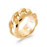 Bague En Forme de Chaîne Plaqué or 18 CARATS 750 Millièmes Tailles 50 à 60
