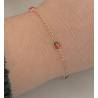 Bracelet Coccinelles émail rouge En Or 18 CARATS 750/1000 - Bijoux Enfant