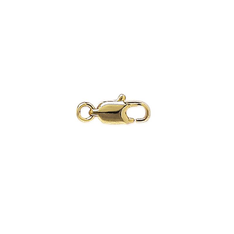 Gros Fermoir Mousqueton Apprêt Pour Collier / Bracelet en Plaqué or 18 Carats