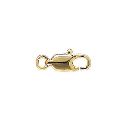 Gros Fermoir Mousqueton Apprêt Pour Collier / Bracelet en Plaqué or 18 Carats