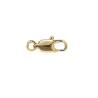 Gros Fermoir Mousqueton Apprêt Pour Collier / Bracelet en Plaqué or 18 Carats