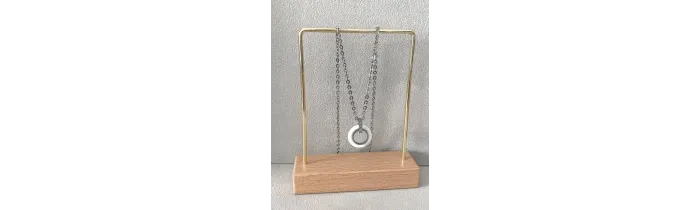 Pendentif Céramique ZIRCONIUM Acier inoxydable
