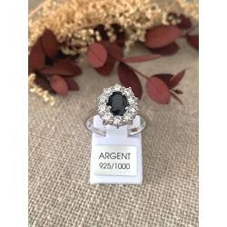 Bague Marquise Zirconium Argent 925 ou Plaqué or 18 Carats  CHOIX Tailles