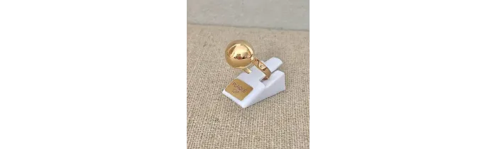 Bague Boule Plaqué Or 18 Carats 750/1000 Bijoux T48 à T64