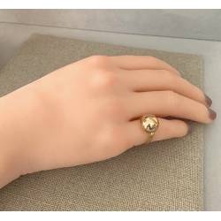 Bague Boule Plaqué Or 18 Carats 750/1000 Bijoux T48 à T64