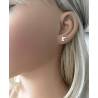 Boucles D'oreilles Puces Têtes Chevaux Argent Massif 925 Millièmes