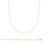 Chaîne Fines Boules 42 CM En Plaqué or 18 CARATS 750/1000